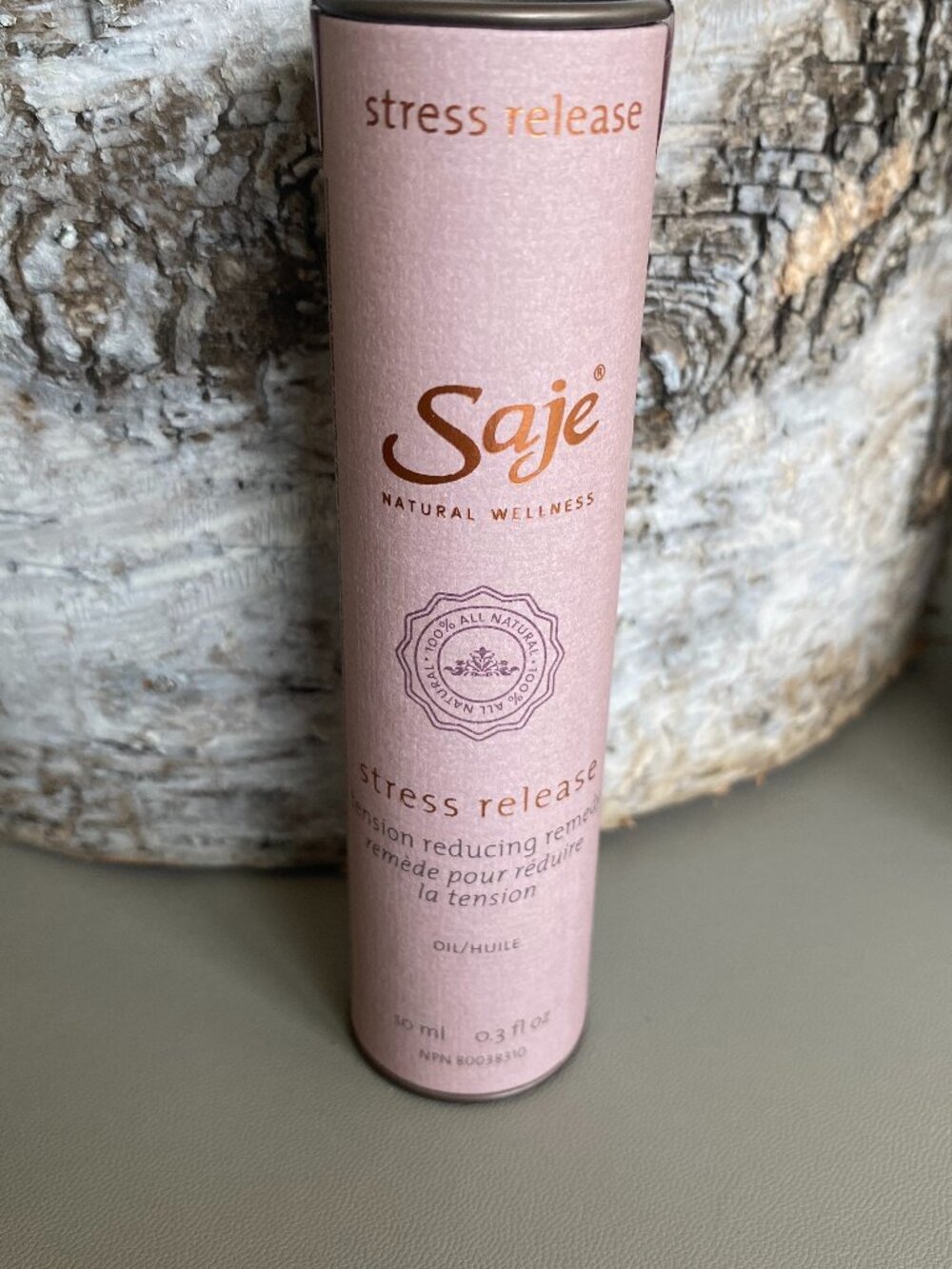 NWT Saje Natural Well De-Stress Me Relaxation Kit Bath Salt Spray Roll-On Gift - Picture 3 of 7